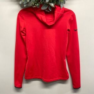 Nike Pro Dri Fit Long Sleeve Turtleneck Top Red S
